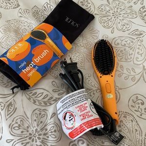Mini heat brush apricot